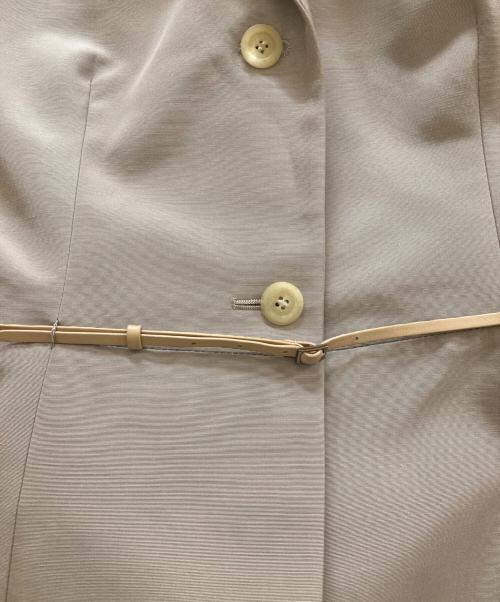 GUCCI（グッチ）GUCCI (グッチ) レザーウエストマーク 2Bジャケット ベージュ サイズ:40の古着・服飾アイテム