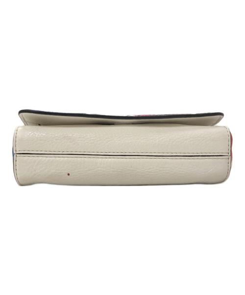 MARC JACOBS（マークジェイコブス）MARC JACOBS (マークジェイコブス) レザーショルダーバッグ ホワイトの古着・服飾アイテム