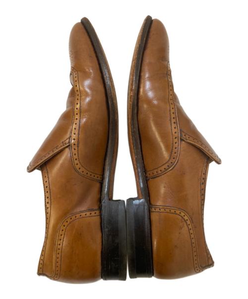 JOHNSTON&MURPHY（ジョンストン＆マーフィー）JOHNSTON&MURPHY (ジョンストン＆マーフィー) ウィングチップシューズ ベージュ サイズ:8 1/2の古着・服飾アイテム