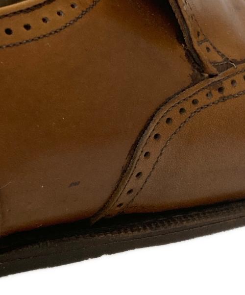 JOHNSTON&MURPHY（ジョンストン＆マーフィー）JOHNSTON&MURPHY (ジョンストン＆マーフィー) ウィングチップシューズ ベージュ サイズ:8 1/2の古着・服飾アイテム