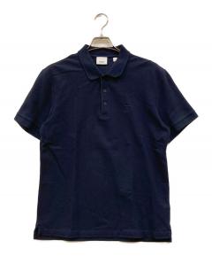 新品未使用タグ付▲Burberry バーバリー ポロシャツ 紺 80s～90s 新品未使用タグ付△Burberry バーバリー ポロシャツ 紺 80s～90s 新品