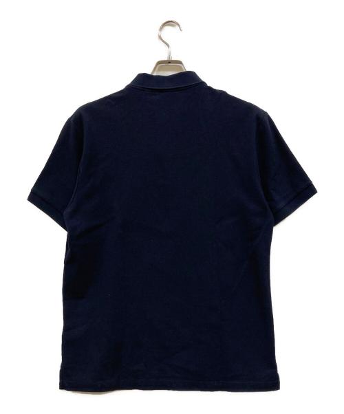 BURBERRY（バーバリー）BURBERRY (バーバリー) ロゴ刺繍ポロシャツ ネイビー サイズ:Ｌの古着・服飾アイテム