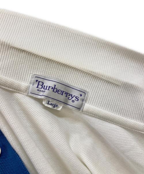 Burberry's（バーバリーズ）Burberry's (バーバリーズ) ポロシャツ ホワイト サイズ:Lの古着・服飾アイテム