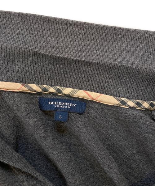 BURBERRY LONDON（バーバリーロンドン）BURBERRY LONDON (バーバリーロンドン) ポロシャツ グレー サイズ:Lの古着・服飾アイテム