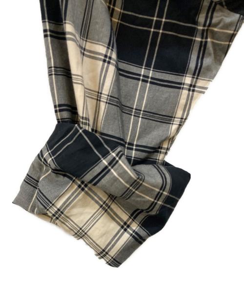 RALPH LAUREN（ラルフローレン）RALPH LAUREN (ラルフローレン) BLAKE チェックボタンダウンシャツ ホワイト×ブラック サイズ:LLの古着・服飾アイテム