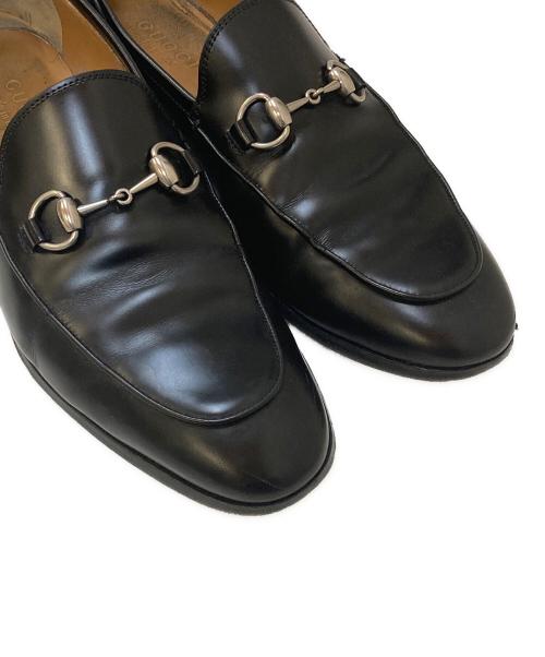 GUCCI（グッチ）GUCCI (グッチ) ヨルダーン ホースビットローファー ブラック サイズ:8 1/2の古着・服飾アイテム