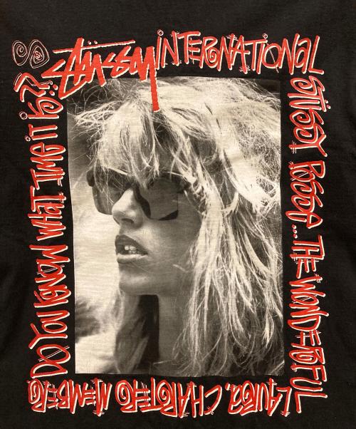 stussy（ステューシー）stussy (ステューシー) 00's Laura photo Tee ブラック サイズ:Sの古着・服飾アイテム