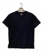OAKLEYオークリー）の古着「90's Centre Logo fade Tee」｜ブラック