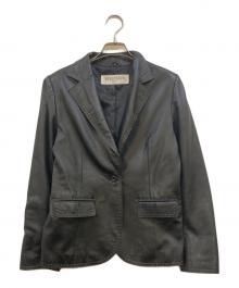 BALMAIN（バルマン）の古着「レザージャケット」｜ブラック