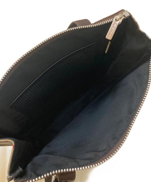 BURBERRY BLUE LABEL（バーバリー ブルー レーベル）BURBERRY BLUE LABEL (バーバリー ブルー レーベル) ノバチェック切替ショルダーバッグ ブラウンの古着・服飾アイテム