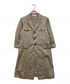 COMME des GARCONS COMME des GARCONSコムデギャルソン コムデギャルソン）の古着「ミリタリートレンチコート」｜ベージュ