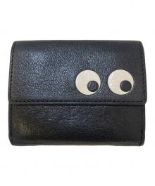 ANYA HINDMARCH（アニヤ・ハインドマーチ）の古着「MINI TRIFOLD EYES」｜ブラック