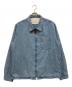 PABLO VINCI（パブロビンチ）の古着「Chambray zip shirt」｜インディゴ