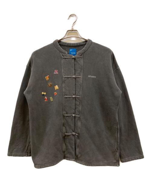 good on（グッドオン）good on (グッドオン) FELYS (フェリス) カンフースウェット グレー サイズ:Ｌの古着・服飾アイテム