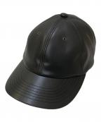 PABLO VINCIパブロビンチ）の古着「6 PANEL CAP FAKE LUMBSKIN」｜ブラック
