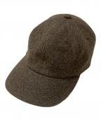 PABLO VINCIパブロビンチ）の古着「6 PANEL CAP  MELTON」｜ブラウン