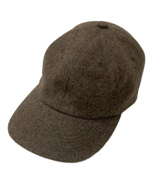 PABLO VINCI（パブロビンチ）PABLO VINCI (パブロビンチ) 6 PANEL CAP  MELTON ブラウン サイズ:ONEの古着・服飾アイテム