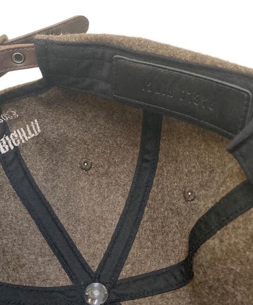 PABLO VINCI（パブロビンチ）PABLO VINCI (パブロビンチ) 6 PANEL CAP  MELTON ブラウン サイズ:ONEの古着・服飾アイテム