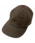 PABLO VINCI（パブロビンチ）の古着「6 PANEL CAP  MELTON」｜ブラウン
