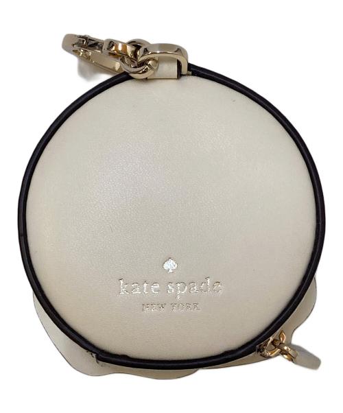 Kate Spade（ケイトスペード）Kate Spade (ケイトスペード) バラモチーフ バッグチャーム アイボリー サイズ:下記参照の古着・服飾アイテム
