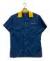Hilton（ヒルトン）の古着「90’sボーリングシャツ」｜イエロー×ブルー