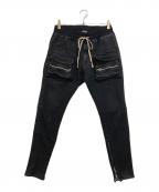 DANKE SCHONダンケ シェーン）の古着「PREMIUM TC BLACK FLAP PANTS」｜ブラック