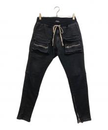 DANKE SCHON（ダンケ シェーン）の古着「PREMIUM TC BLACK FLAP PANTS」｜ブラック
