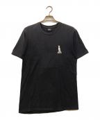 stussyステューシー）の古着「Shadowman T-Shirt」｜ブラック