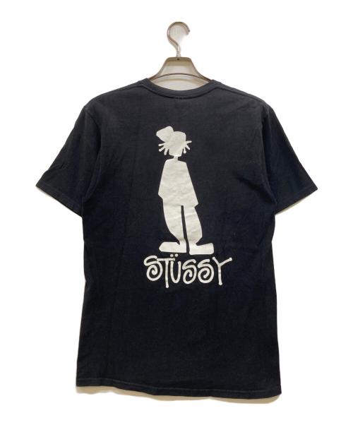 stussy（ステューシー）stussy (ステューシー) Shadowman T-Shirt ブラック サイズ:Ｍの古着・服飾アイテム