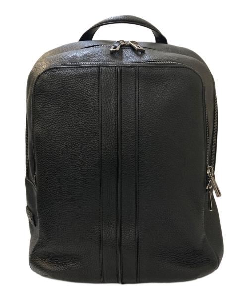 TOD'S（トッズ）TOD'S (トッズ) レザーリュック ブラックの古着・服飾アイテム