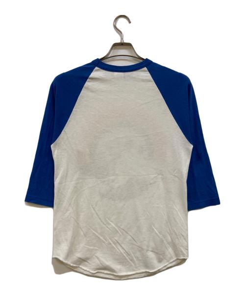 augusta（オーガスタ）AUGUSTA (オーガスタ) 90sラグランTシャツ ブルー×ホワイト サイズ:Sの古着・服飾アイテム