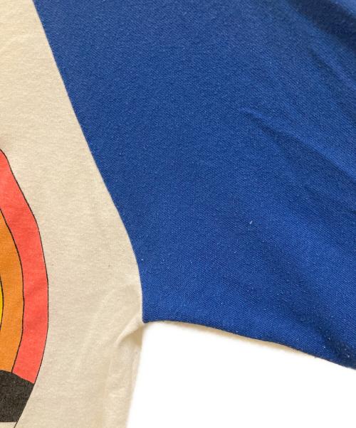 augusta（オーガスタ）AUGUSTA (オーガスタ) 90sラグランTシャツ ブルー×ホワイト サイズ:Sの古着・服飾アイテム