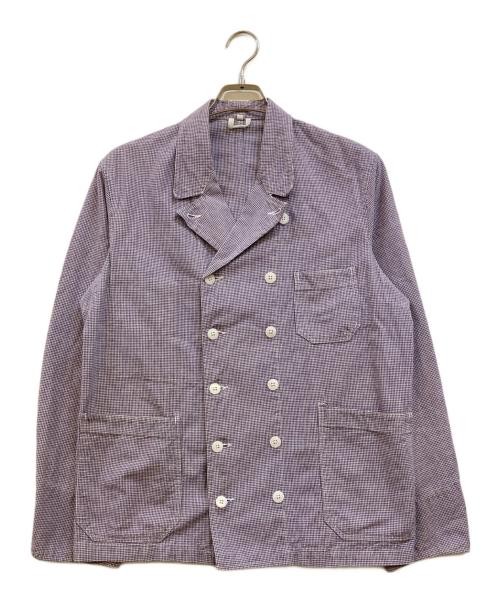 VETRA（ベトラ）VETRA (ベトラ) 60's フレンチコック ダブルブレスト ジャケット パープル サイズ:48の古着・服飾アイテム