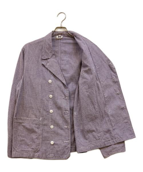 VETRA（ベトラ）VETRA (ベトラ) 60's フレンチコック ダブルブレスト ジャケット パープル サイズ:48の古着・服飾アイテム