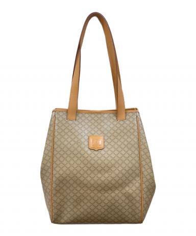 中古・古着通販】CELINE (セリーヌ) マカダム柄トートバッグ ベージュ