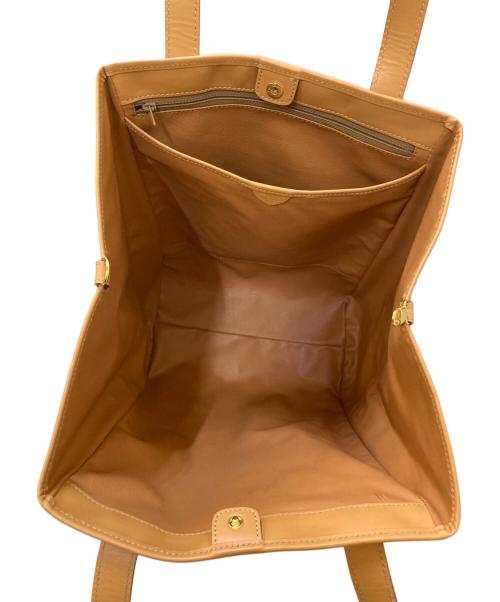 CELINE（セリーヌ）CELINE (セリーヌ) マカダム柄トートバッグ ベージュの古着・服飾アイテム