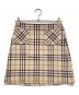 BURBERRY BLUE LABEL（バーバリー ブルー レーベル）の古着「ノバチェックスカート」｜ベージュ