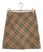 BURBERRY BLUE LABELバーバリー ブルー レーベル）の古着「ノバチェックスカート」｜ベージュ