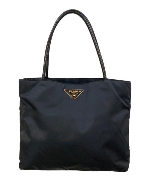 PRADA（プラダ）PRADA (プラダ) ナイロントートバッグ ブラックの古着・服飾アイテム