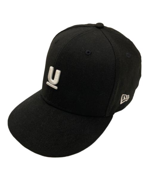 UNDERCOVER（アンダーカバー）UNDERCOVER (アンダーカバー) New Era (ニューエラ) ロゴ刺繍 コラボキャップ ブラックの古着・服飾アイテム