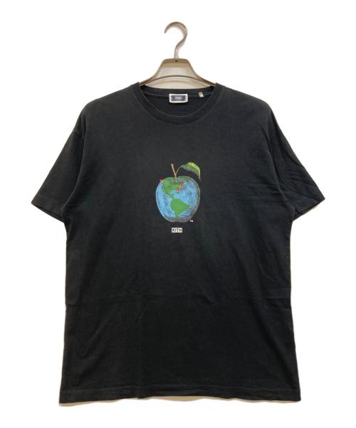 KITH（キス）KITH (キス) apple earth TEE ブラック サイズ:Sの古着・服飾アイテム