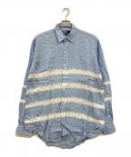 POLO RALPH LAURENポロ・ラルフローレン）の古着「LINDSEY リネンシャツ」｜ブルー