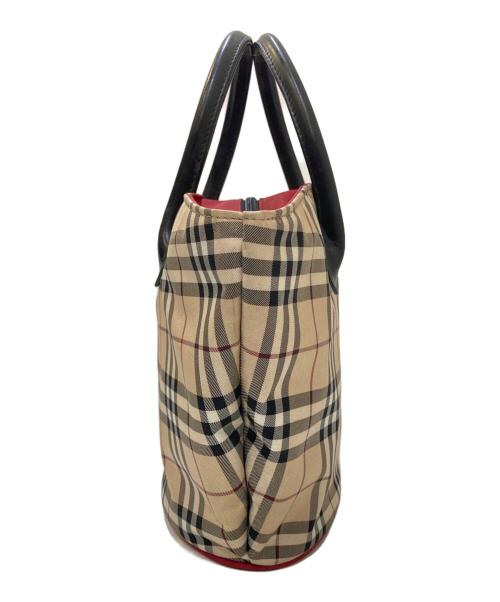 BURBERRY BLUE LABEL（バーバリー ブルー レーベル）BURBERRY BLUE LABEL (バーバリー ブルー レーベル) ノバチェックハンドバッグ ベージュの古着・服飾アイテム