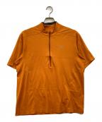 ARC'TERYXアークテリクス）の古着「Velox Zip Neck SS」｜オレンジ
