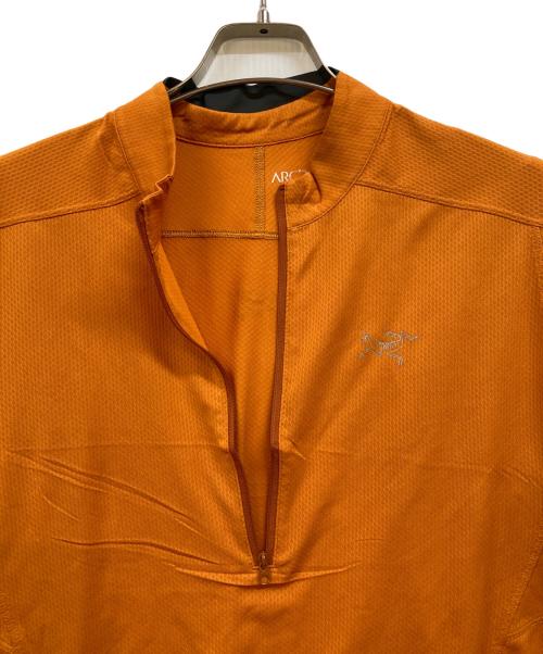 ARC'TERYX（アークテリクス）ARC'TERYX (アークテリクス) Velox Zip Neck SS オレンジ サイズ:Ｌの古着・服飾アイテム