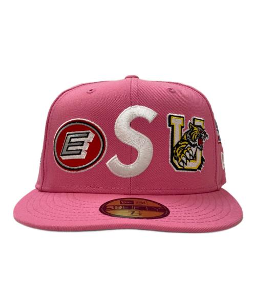 SUPREME（シュプリーム）Supreme (シュプリーム) New Era (ニューエラ) Mascots S Logo 59FIFTY Cap ピンク サイズ:7 1/2の古着・服飾アイテム