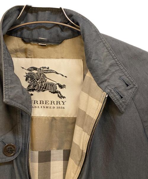 BURBERRY（バーバリー）BURBERRY (バーバリー) ハリントンジャケット グレー サイズ:Ｌの古着・服飾アイテム