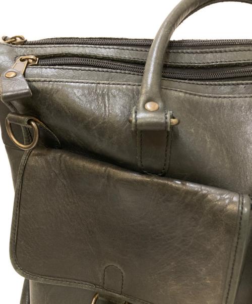 Eddie Bauer（エディーバウアー）Eddie Bauer (エディーバウアー) 2WAYレザーショルダーバッグ ブラックの古着・服飾アイテム
