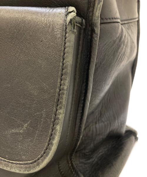 Eddie Bauer（エディーバウアー）Eddie Bauer (エディーバウアー) 2WAYレザーショルダーバッグ ブラックの古着・服飾アイテム