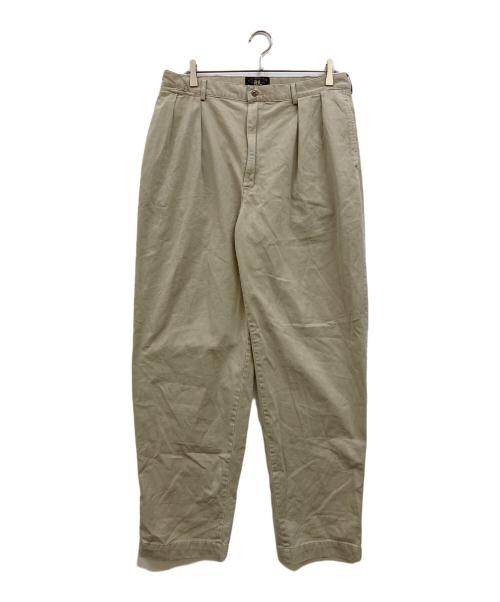 RRL（ダブルアールエル）RRL (ダブルアールエル) 2タックチノ トラウザーパンツ ベージュ サイズ:85cm(W34)の古着・服飾アイテム